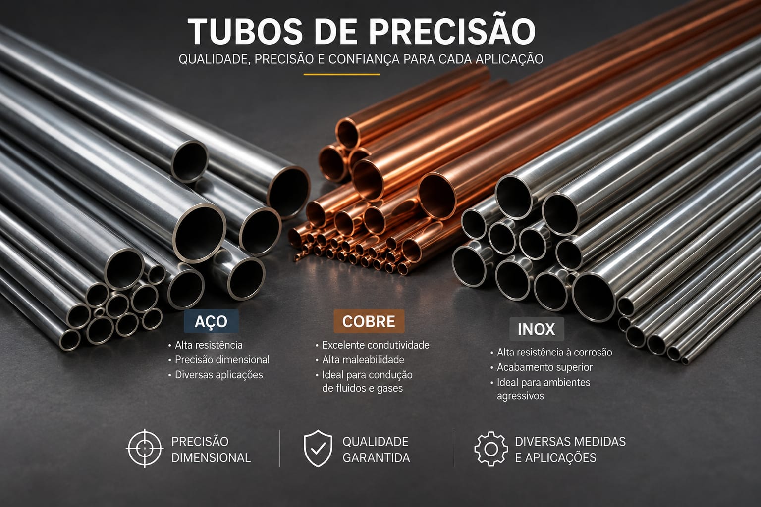 Tubos de cobre